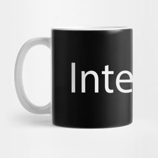 Integrity artistic text design Mug